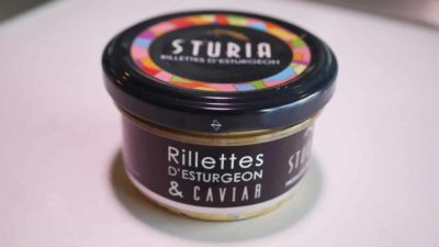 Rillettes esturgeon au caviar