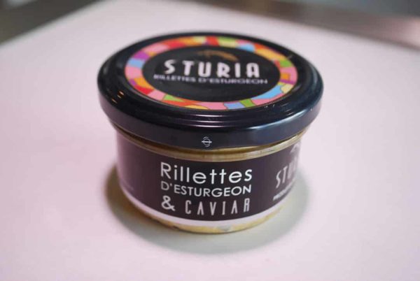rillettes esturgeon au caviar